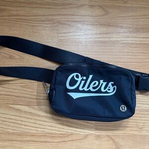 Oilers navy Belt Bag by lululemon athletica